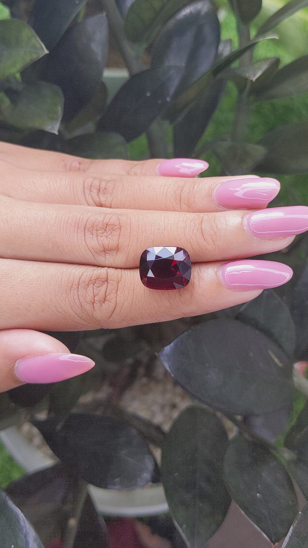 12.76 Ct. Garnet from Madagascar Size Video