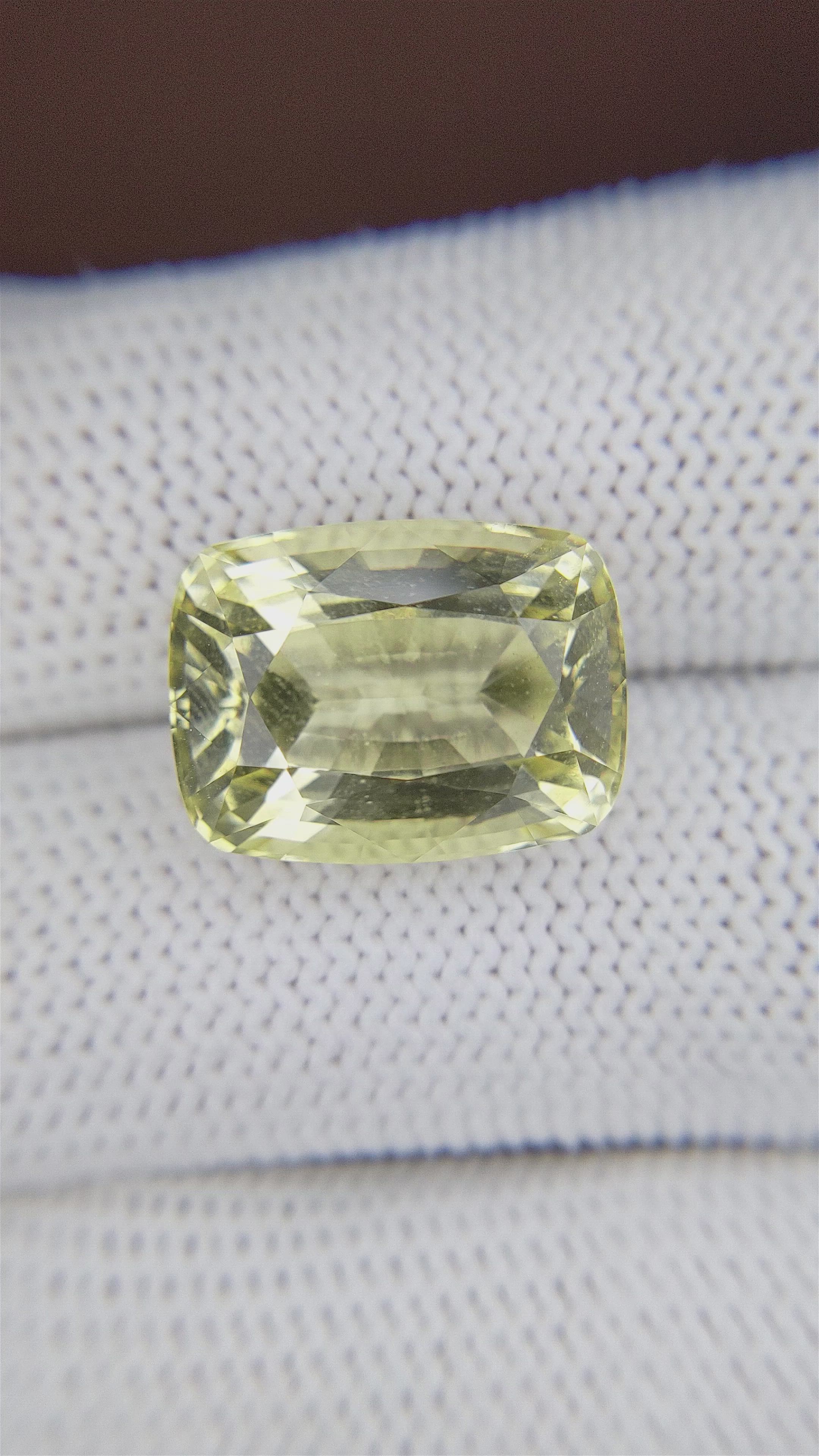 12.73 Ct. Beryl from Madagascar Size Video