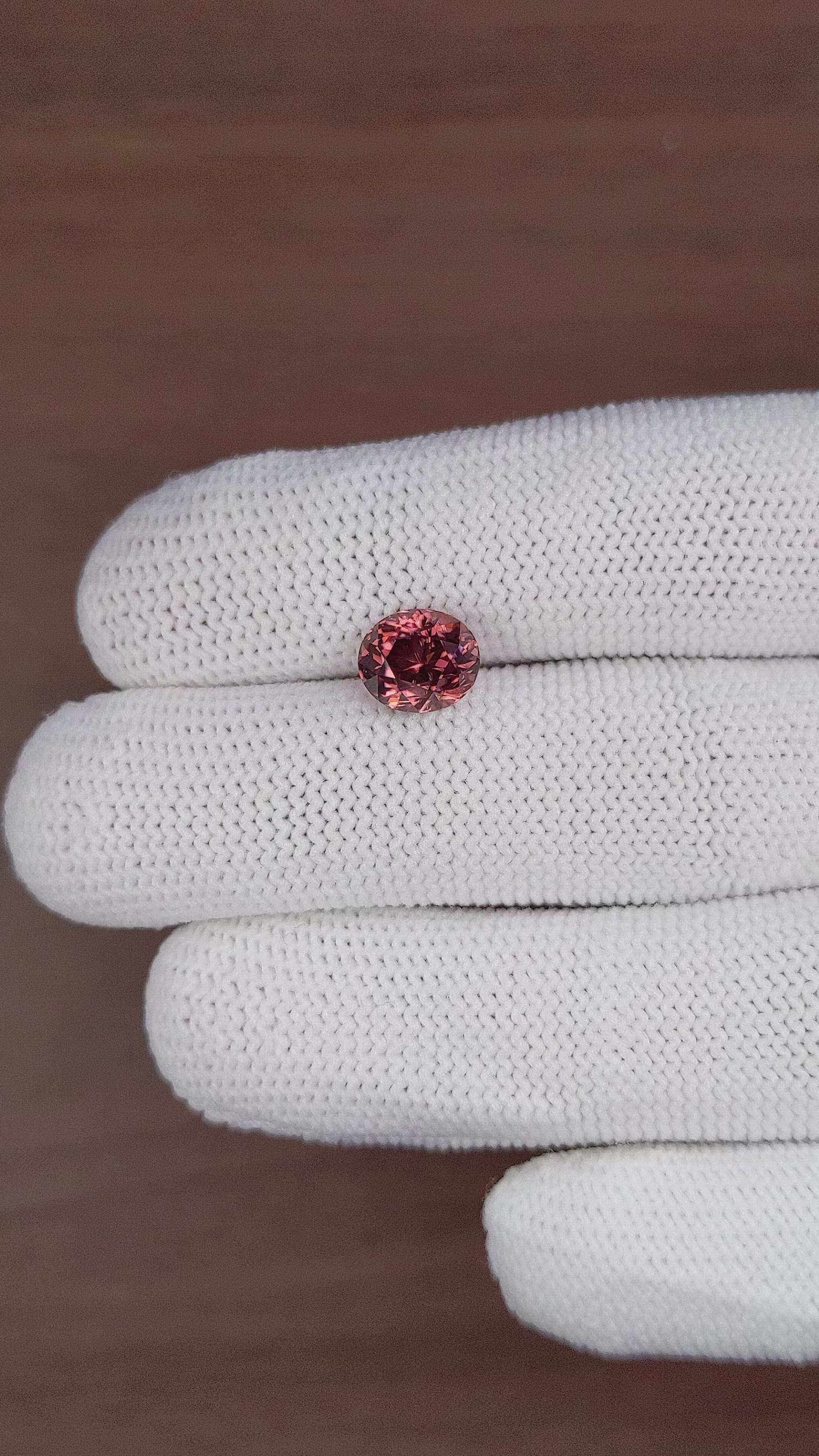 3.84 Ct. Zircon from Madagascar Size Video