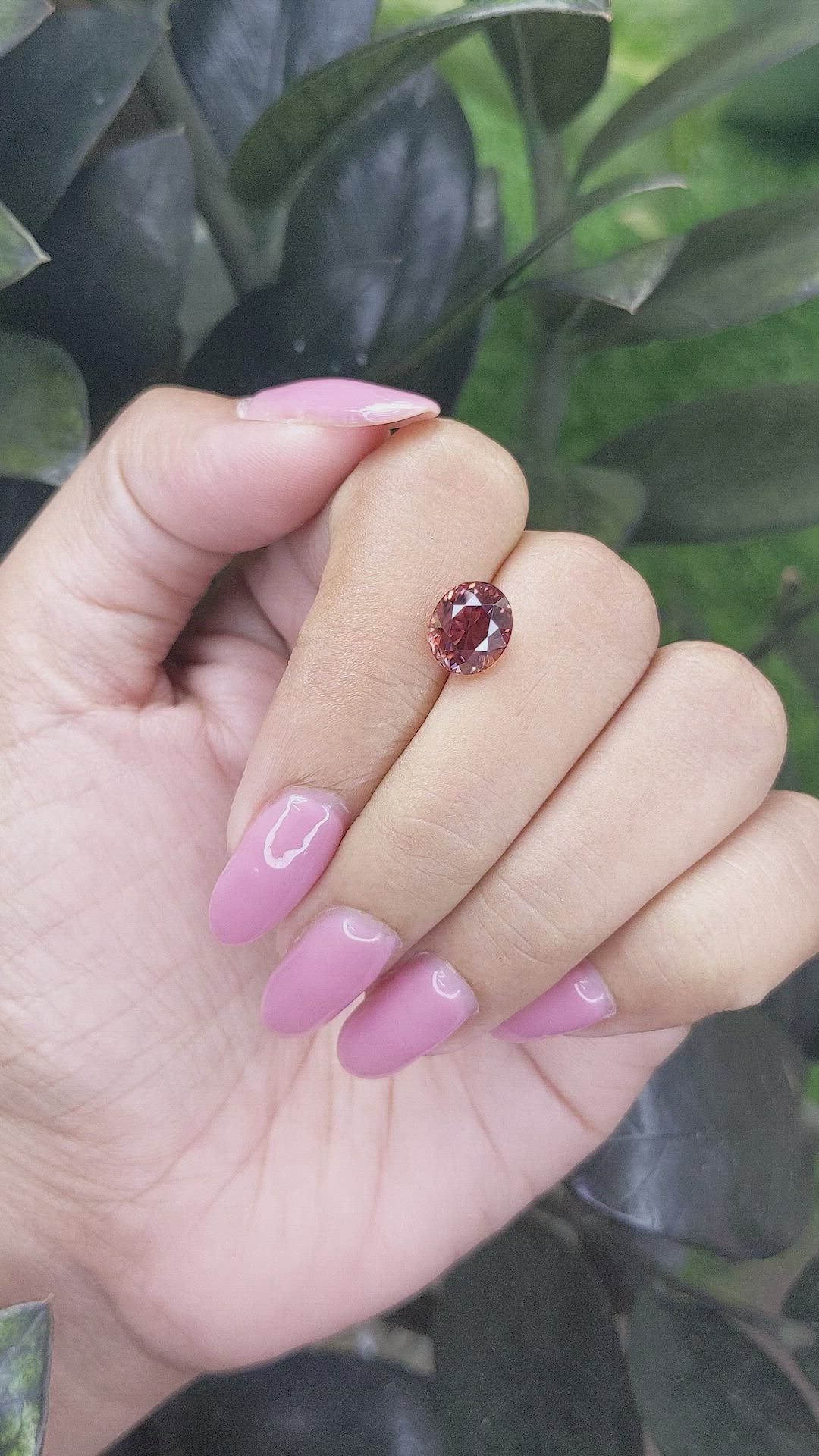 3.84 Ct. Zircon from Madagascar Size Video