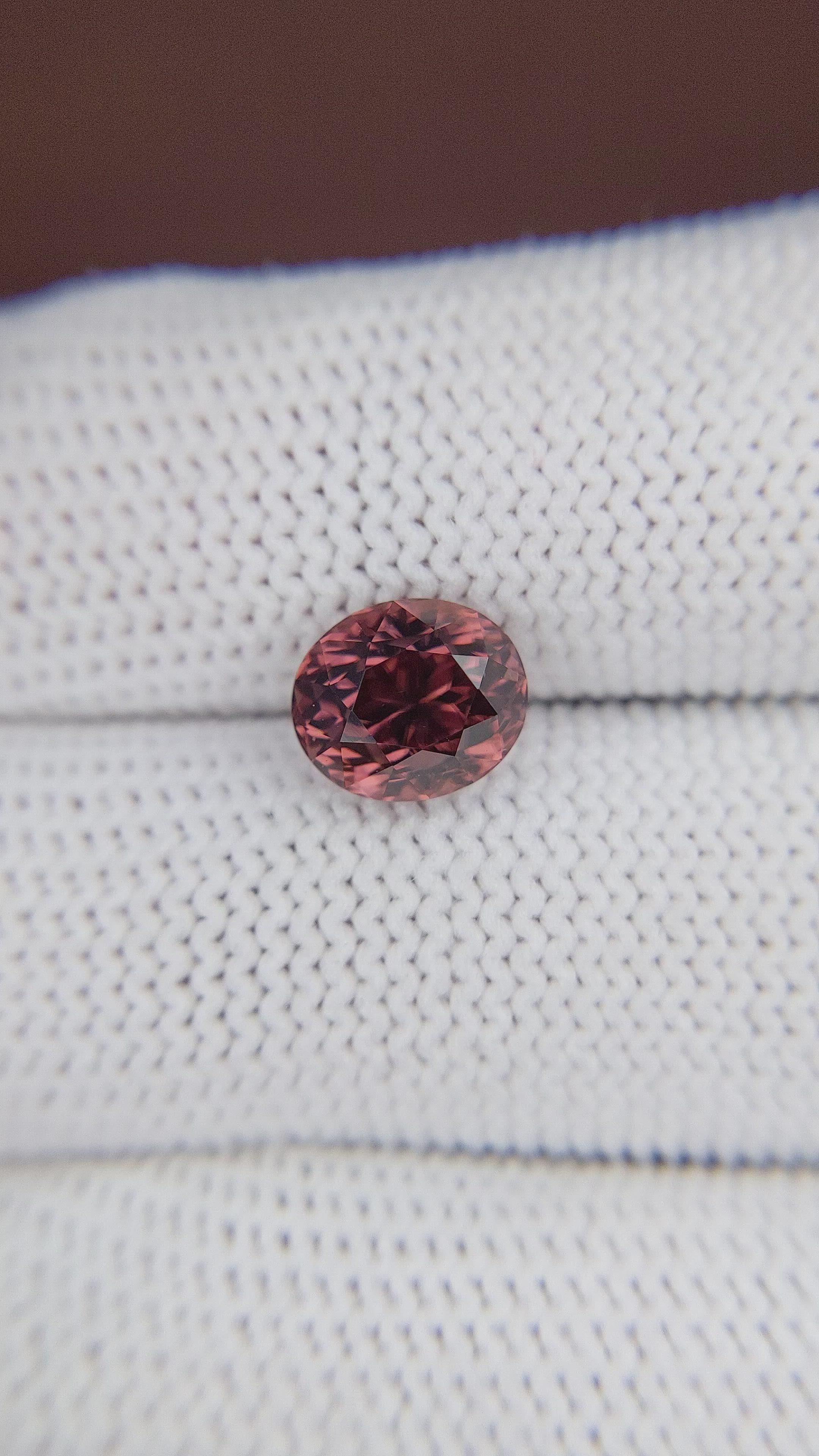 3.84 Ct. Zircon from Madagascar Size Video