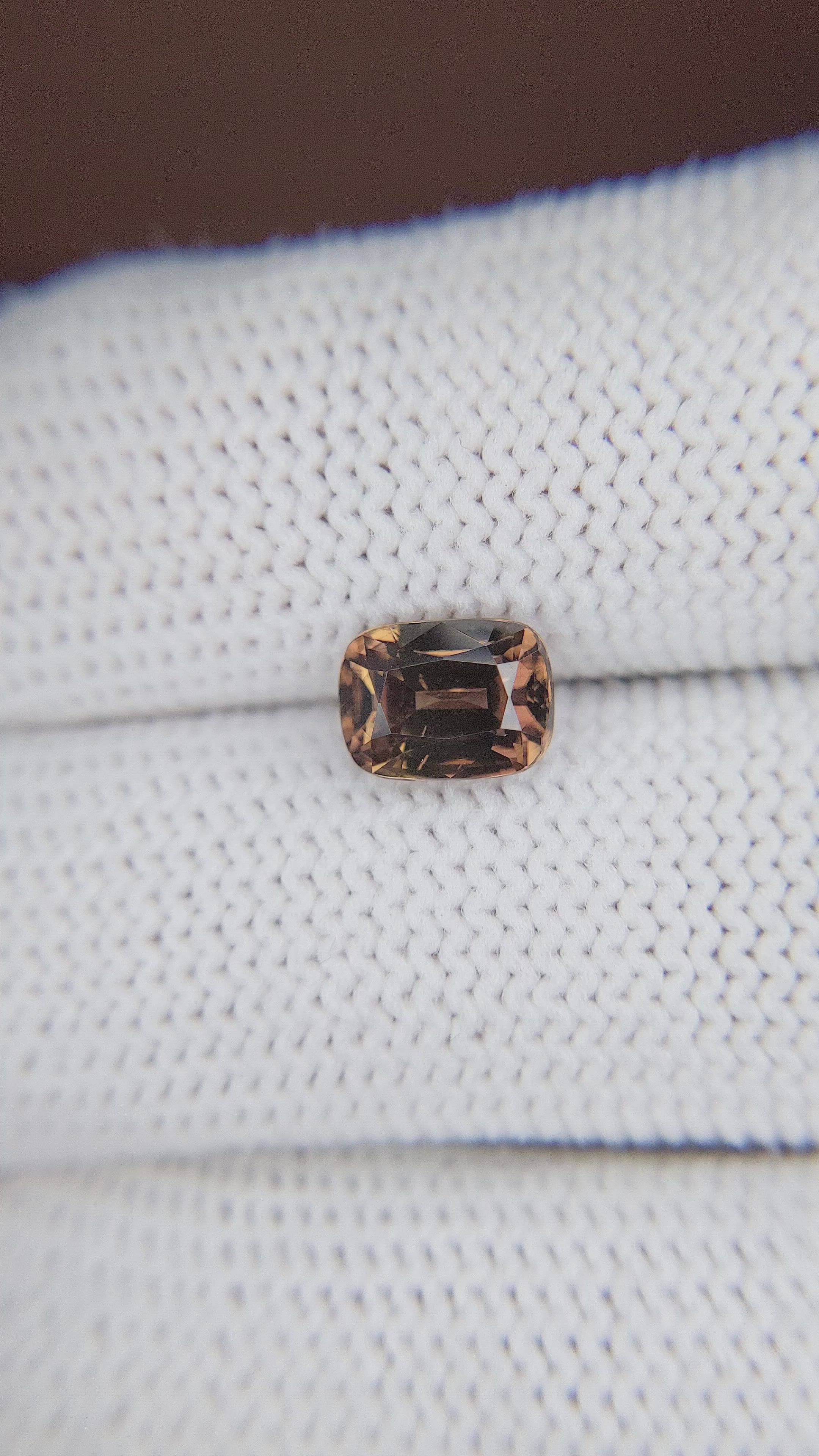 2.56 Ct. Zircon from Madagascar Size Video