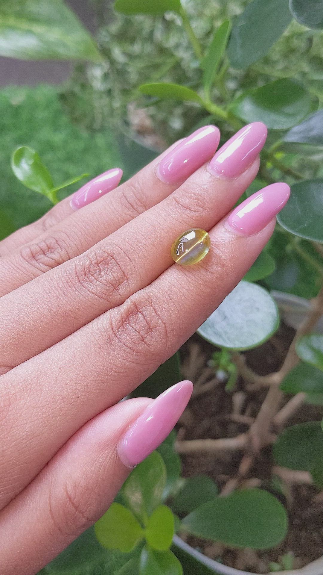 4.60 Ct. Cabochon Chrysoberyl from Tanzania Size Video