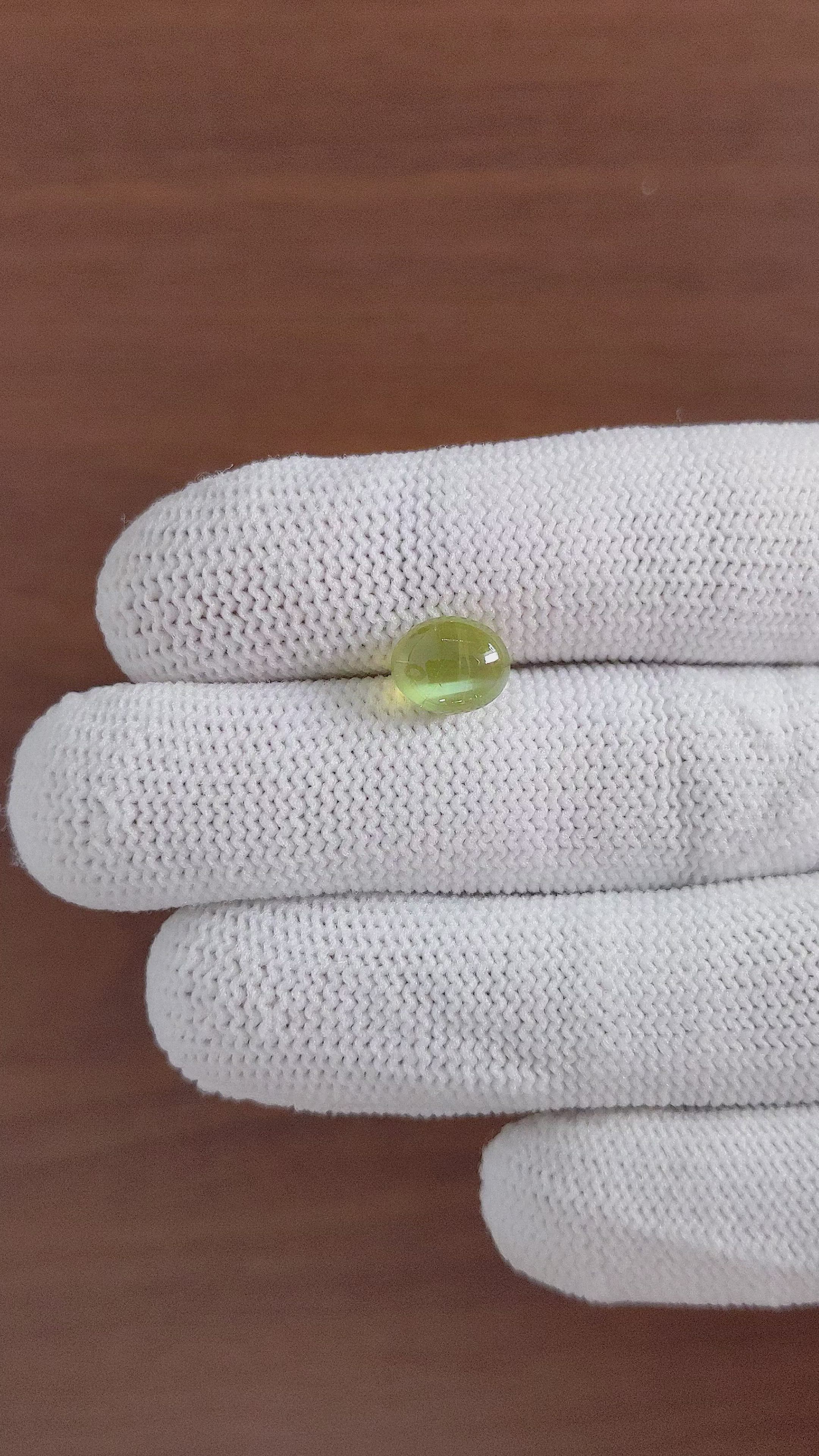 4.46 Ct. Cabochon Chrysoberyl from Tanzania Size Video