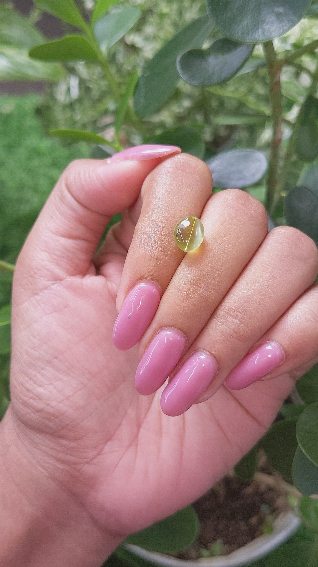 4.46 Ct. Cabochon Chrysoberyl from Tanzania Size Video