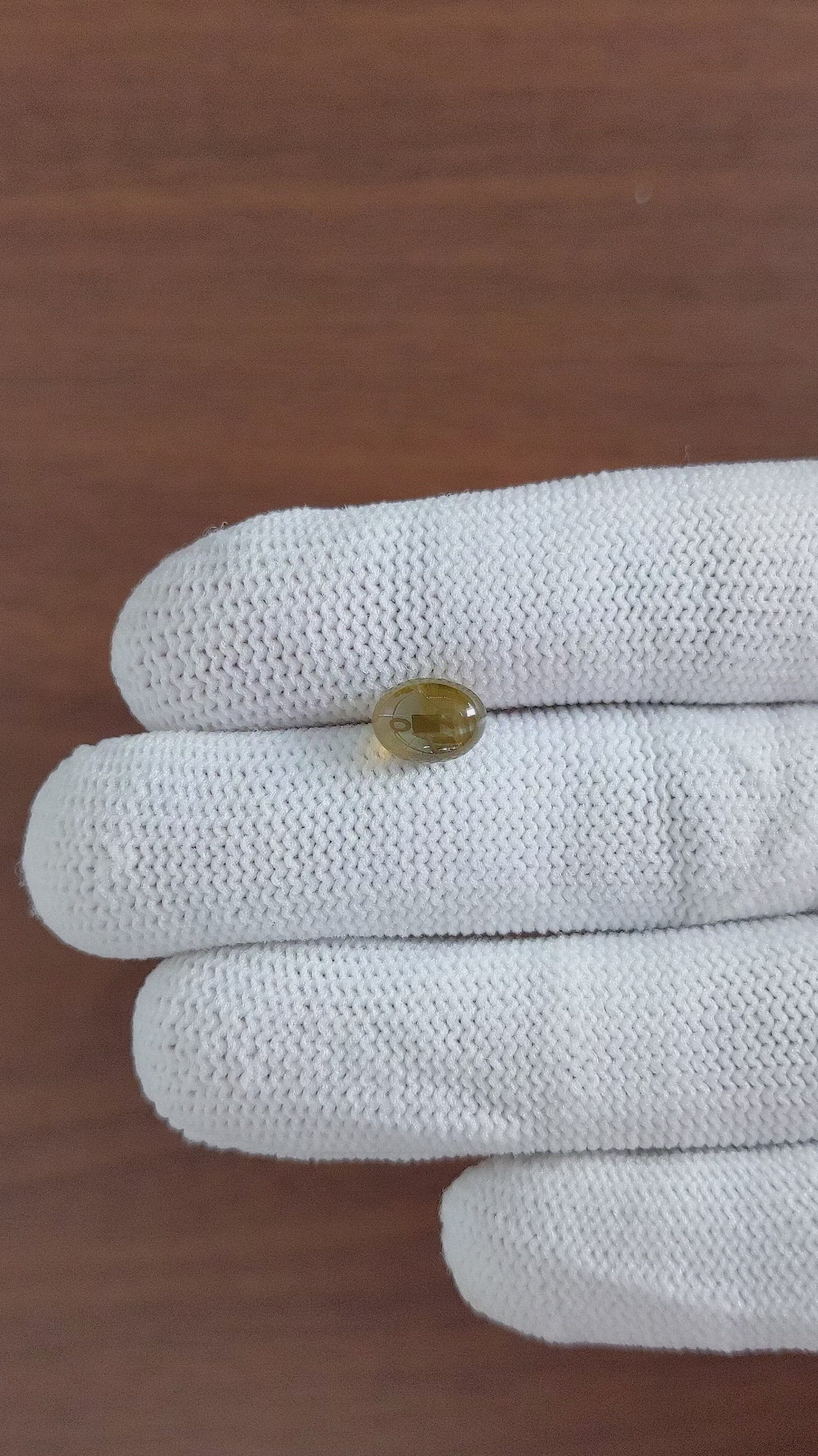 3.66 Ct. Cabochon Chrysoberyl from Tanzania Size Video