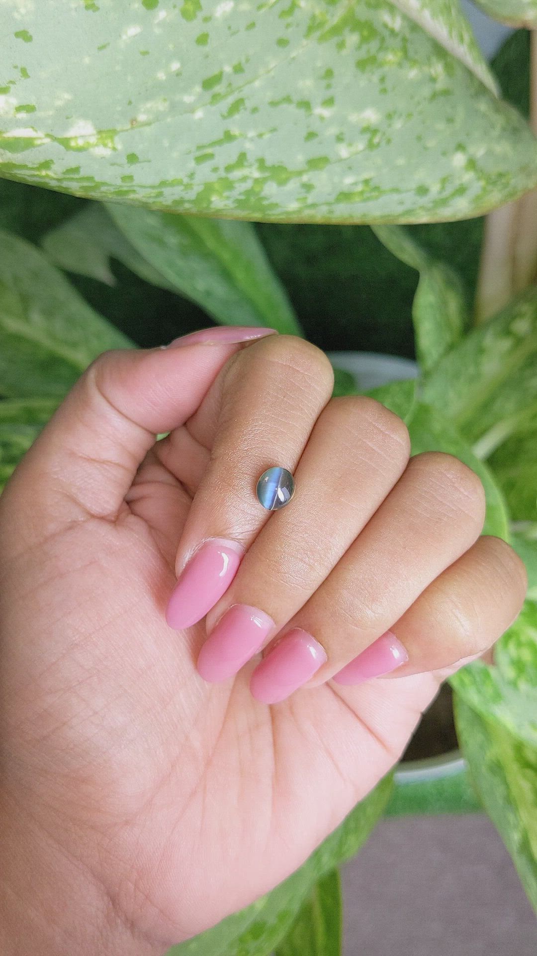 1.79 Ct. Cabochon Alexandrite from Madagascar Size Video