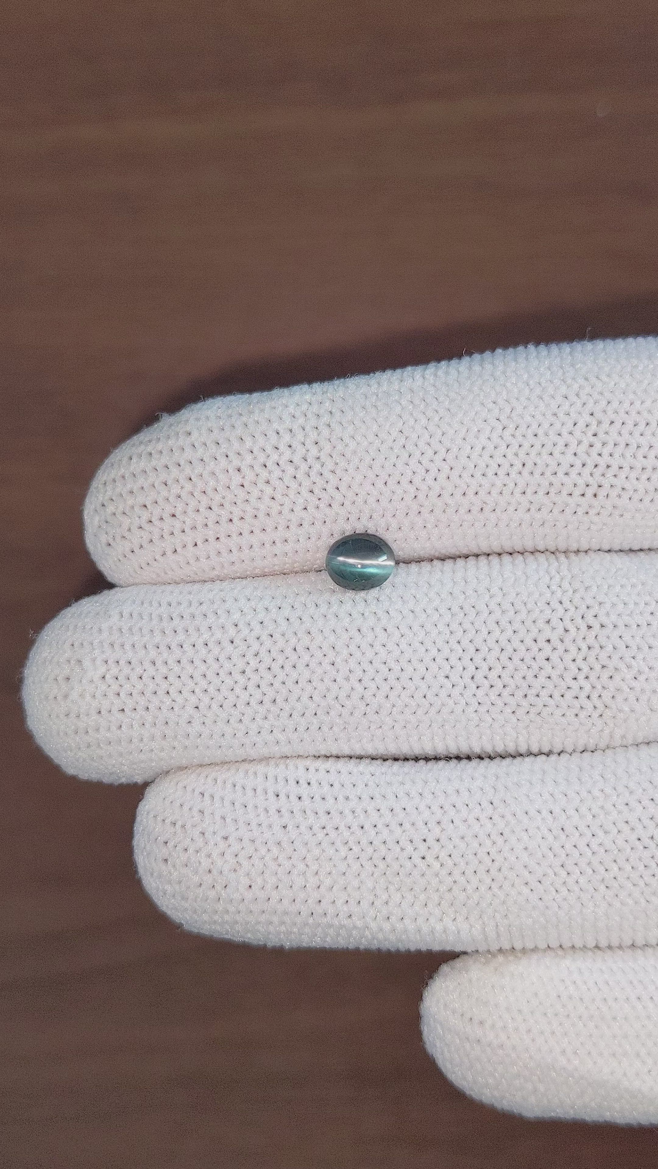 1.05 Ct. Cabochon Alexandrite from Madagascar Size Video