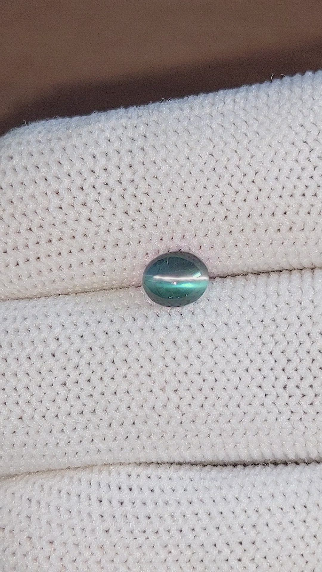 1.05 Ct. Cabochon Alexandrite from Madagascar Size Video