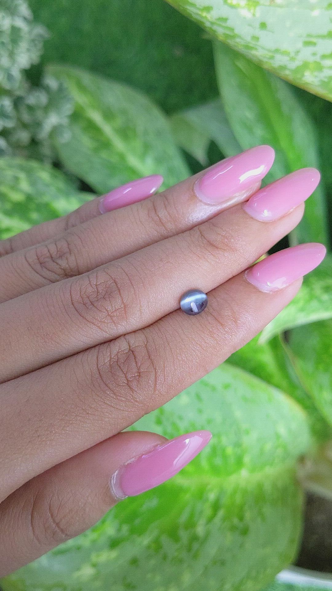 1.05 Ct. Cabochon Alexandrite from Madagascar Size Video
