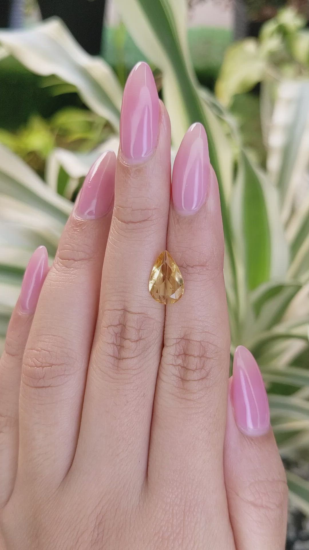 1.94 Ct. Citrine from Brazil Size Video