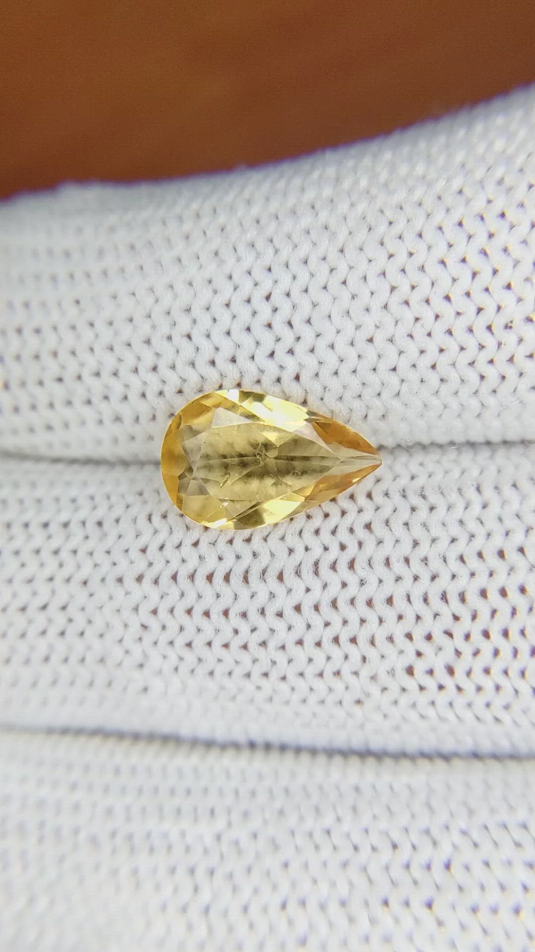 1.94 Ct. Citrine from Brazil Size Video