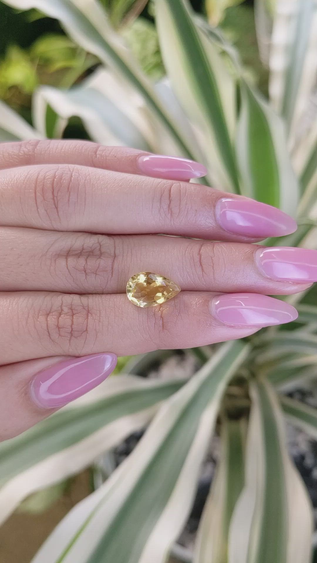 2.65 Ct. Citrine from Brazil Size Video