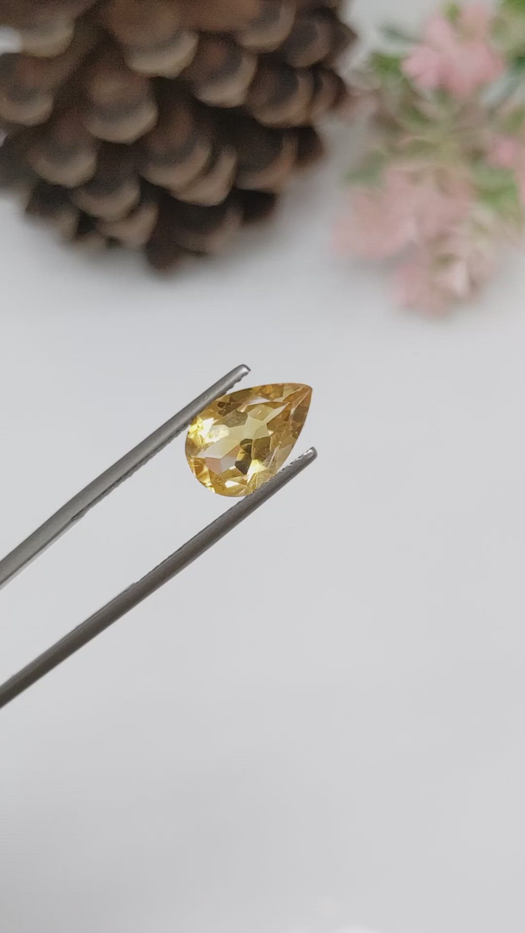 2.65 Ct. Citrine from Brazil Size Video