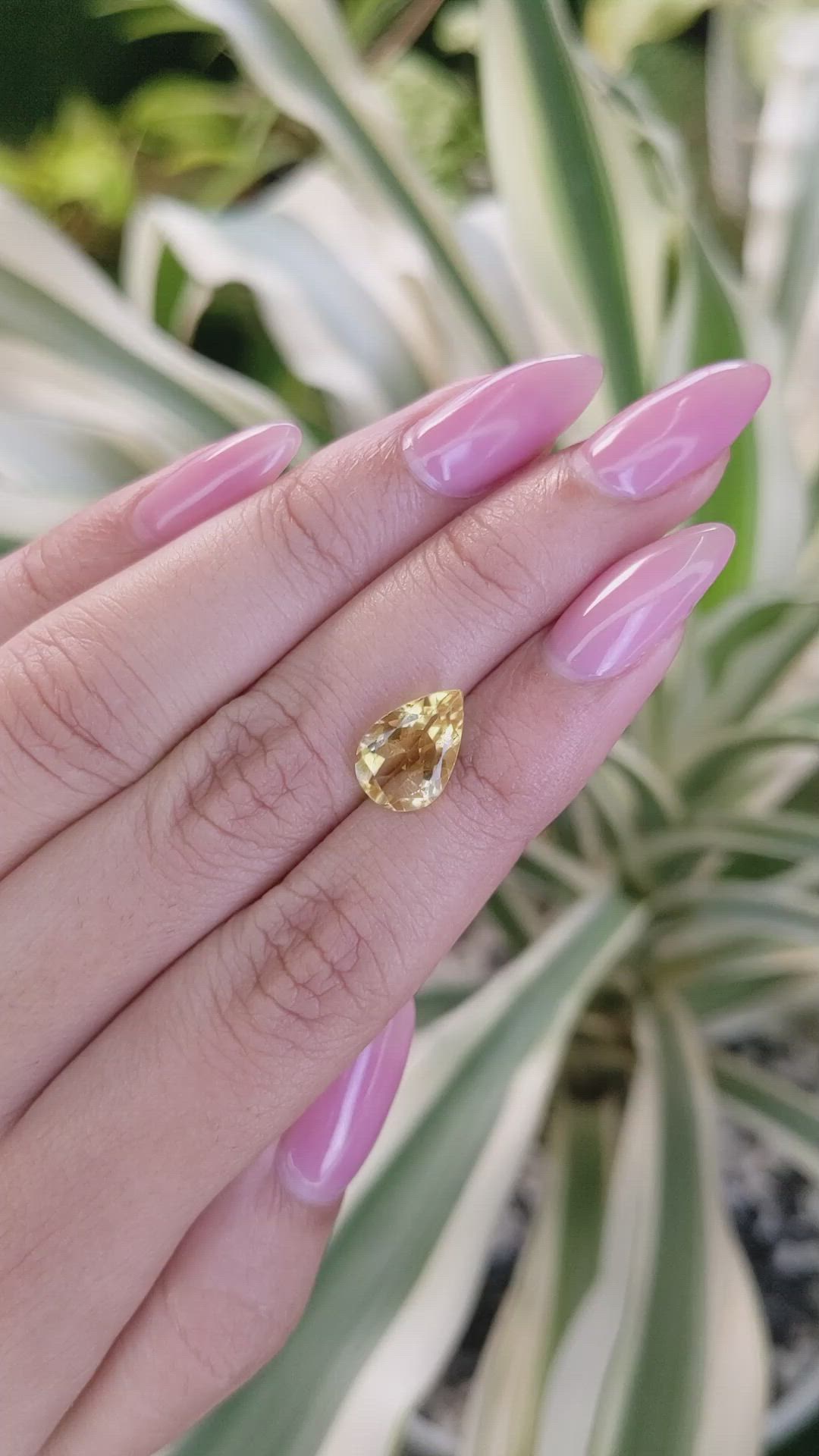 2.65 Ct. Citrine from Brazil Size Video