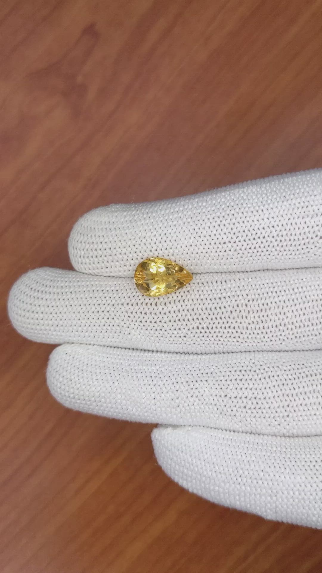 2.65 Ct. Citrine from Brazil Size Video