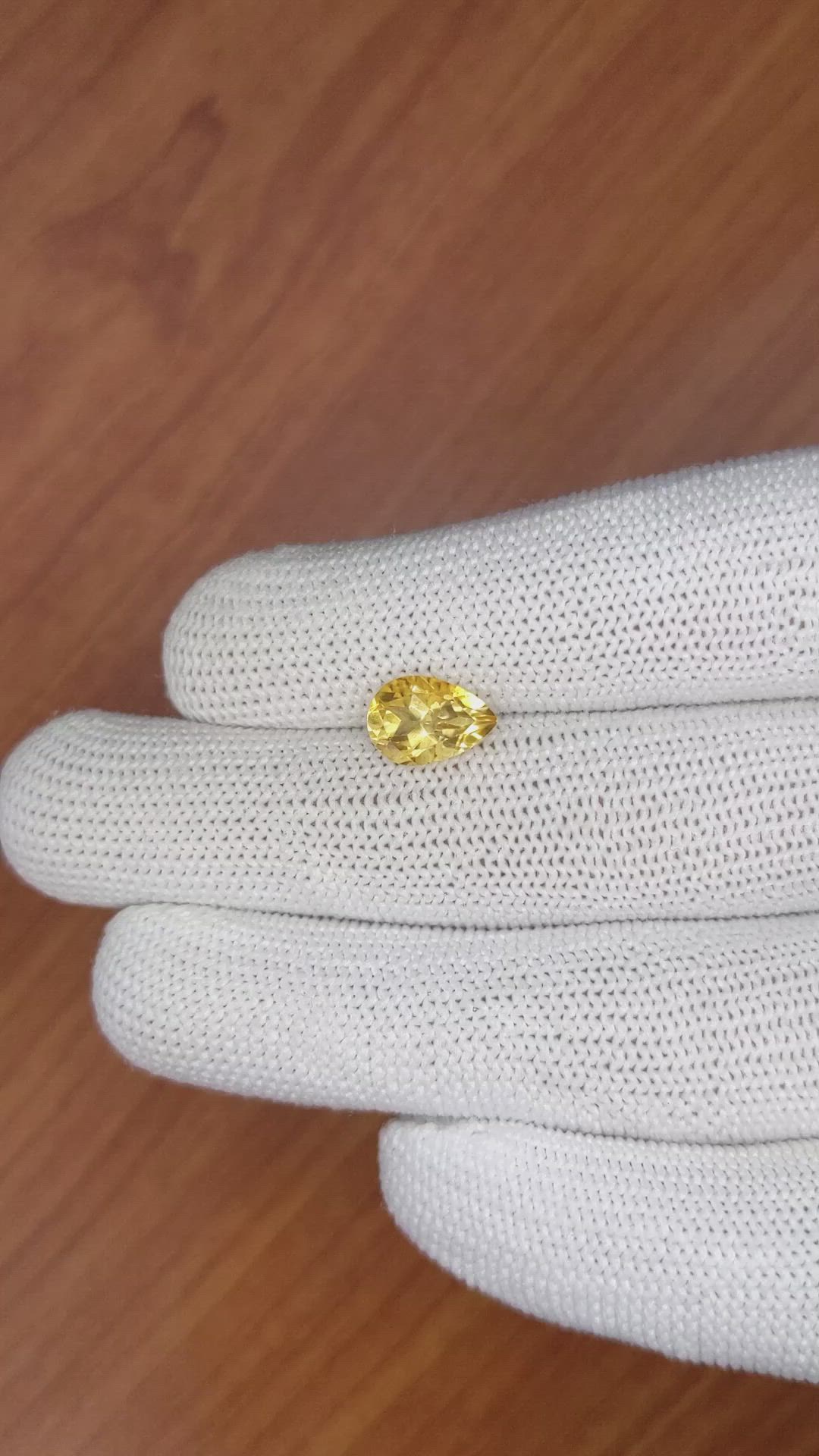 2.13 Ct. Citrine from Brazil Size Video