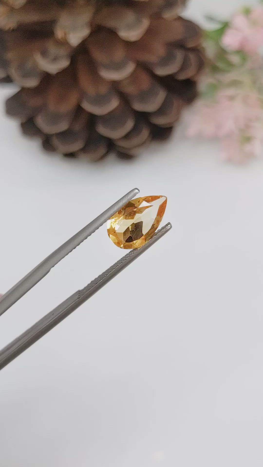 1.94 Ct. Citrine from Brazil Size Video