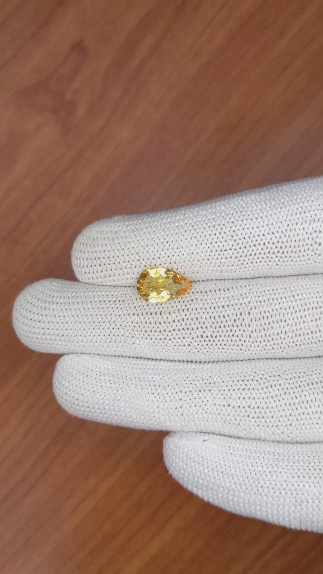1.94 Ct. Citrine from Brazil Size Video