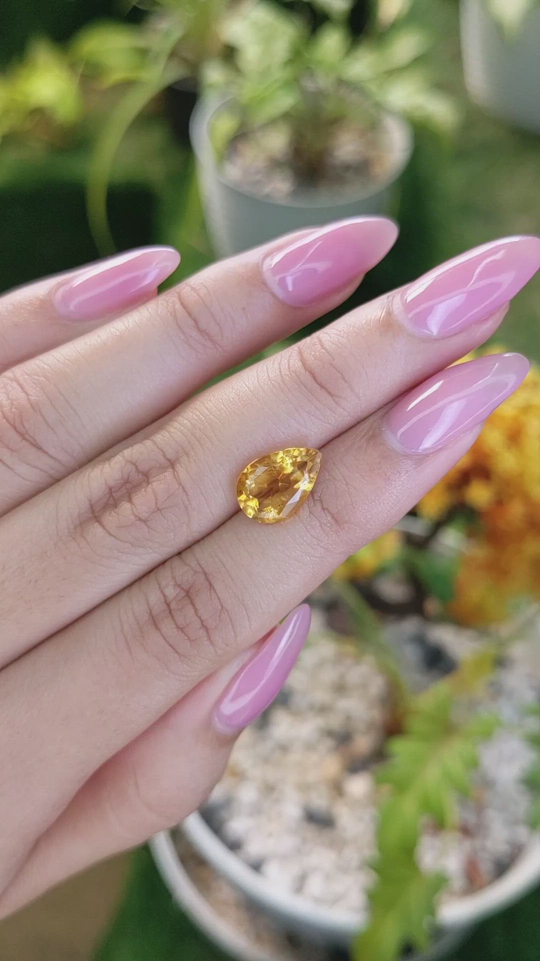 2.70 Ct. Citrine from Brazil Size Video