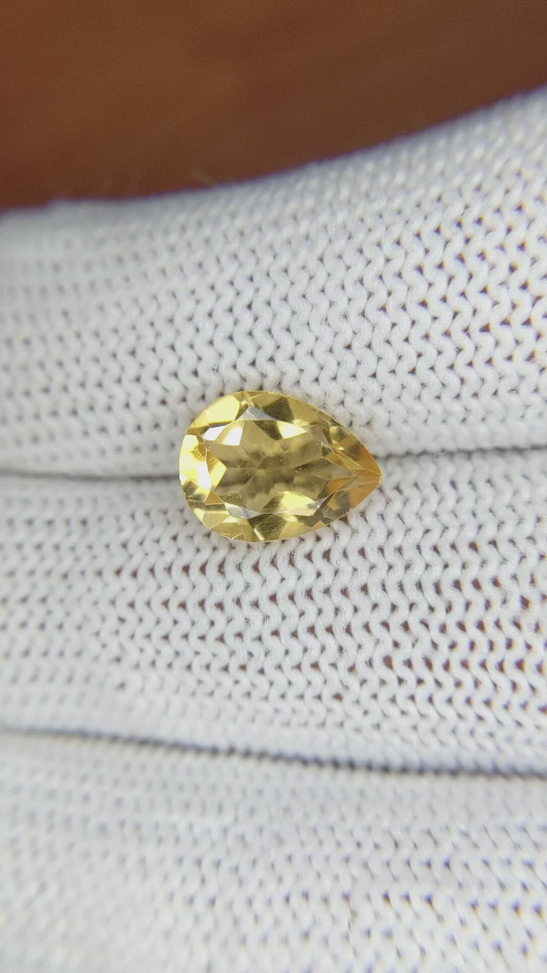 2.26 Ct. Citrine from Brazil Size Video