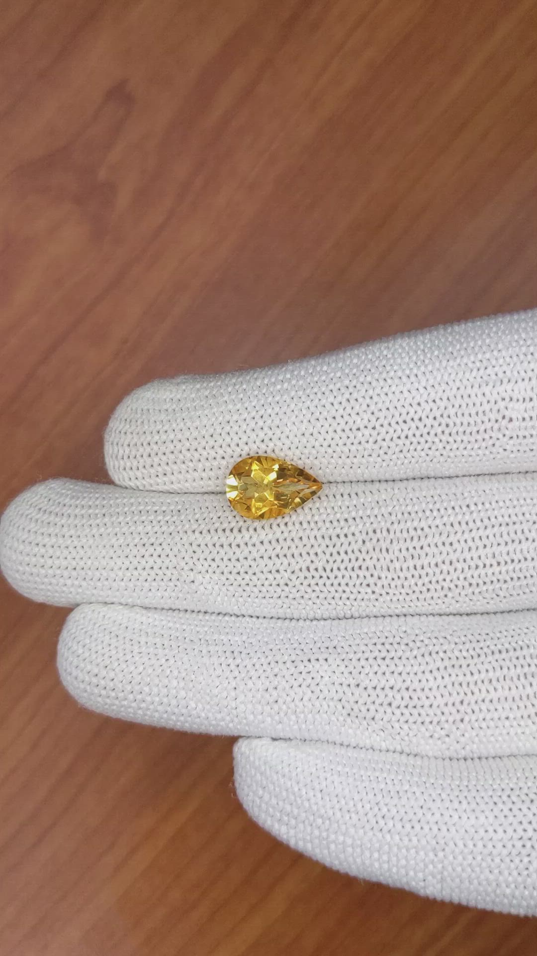2.77 Ct. Citrine from Brazil Size Video