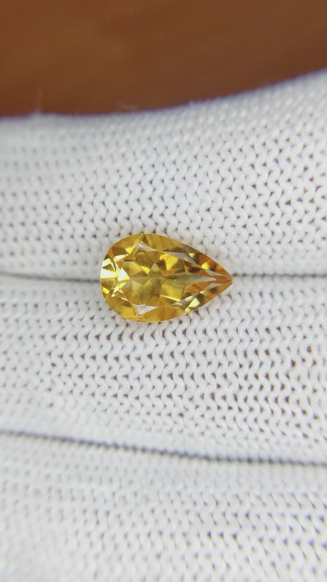 2.77 Ct. Citrine from Brazil Size Video