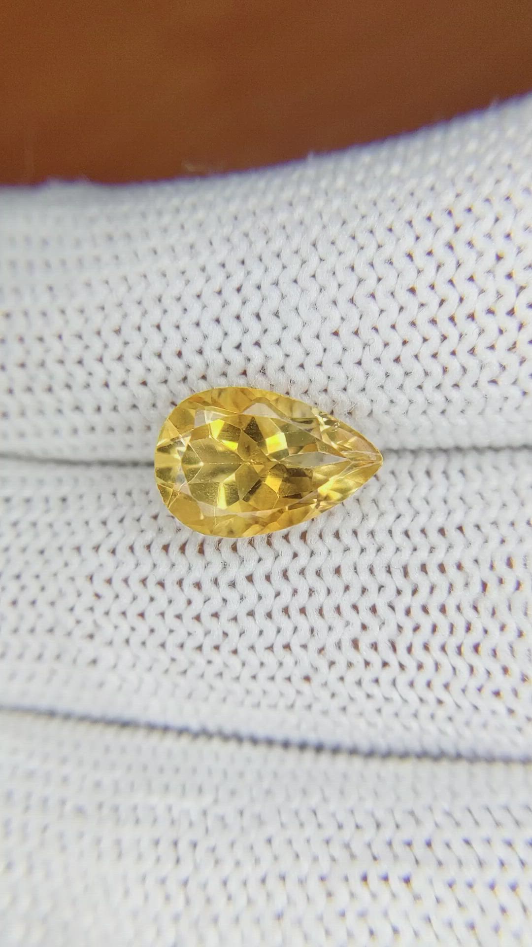 3.04 Ct. Citrine from Brazil Size Video