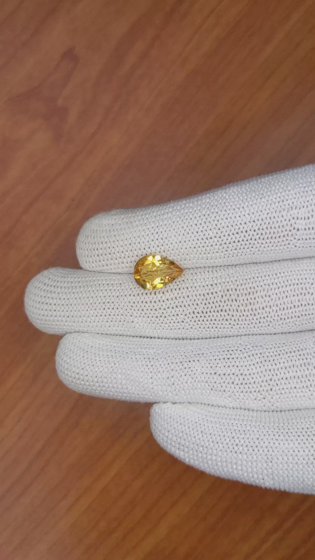 2.42 Ct. Citrine from Brazil Size Video
