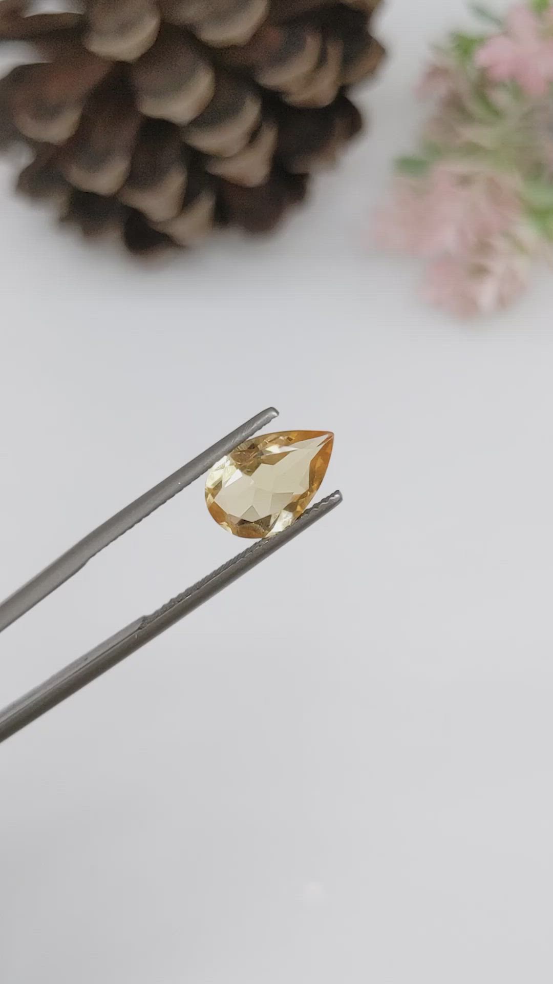 2.31 Ct. Citrine from Brazil Size Video