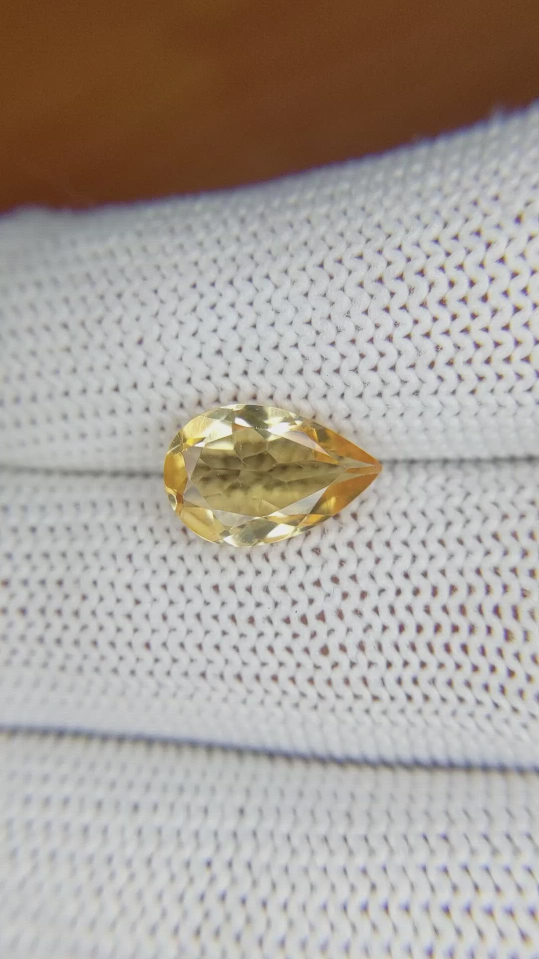 2.31 Ct. Citrine from Brazil Size Video