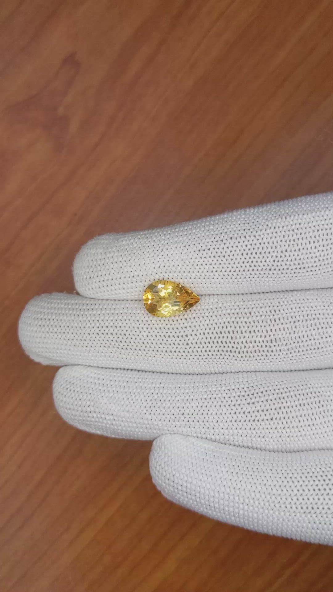 2.72 Ct. Citrine from Brazil Size Video