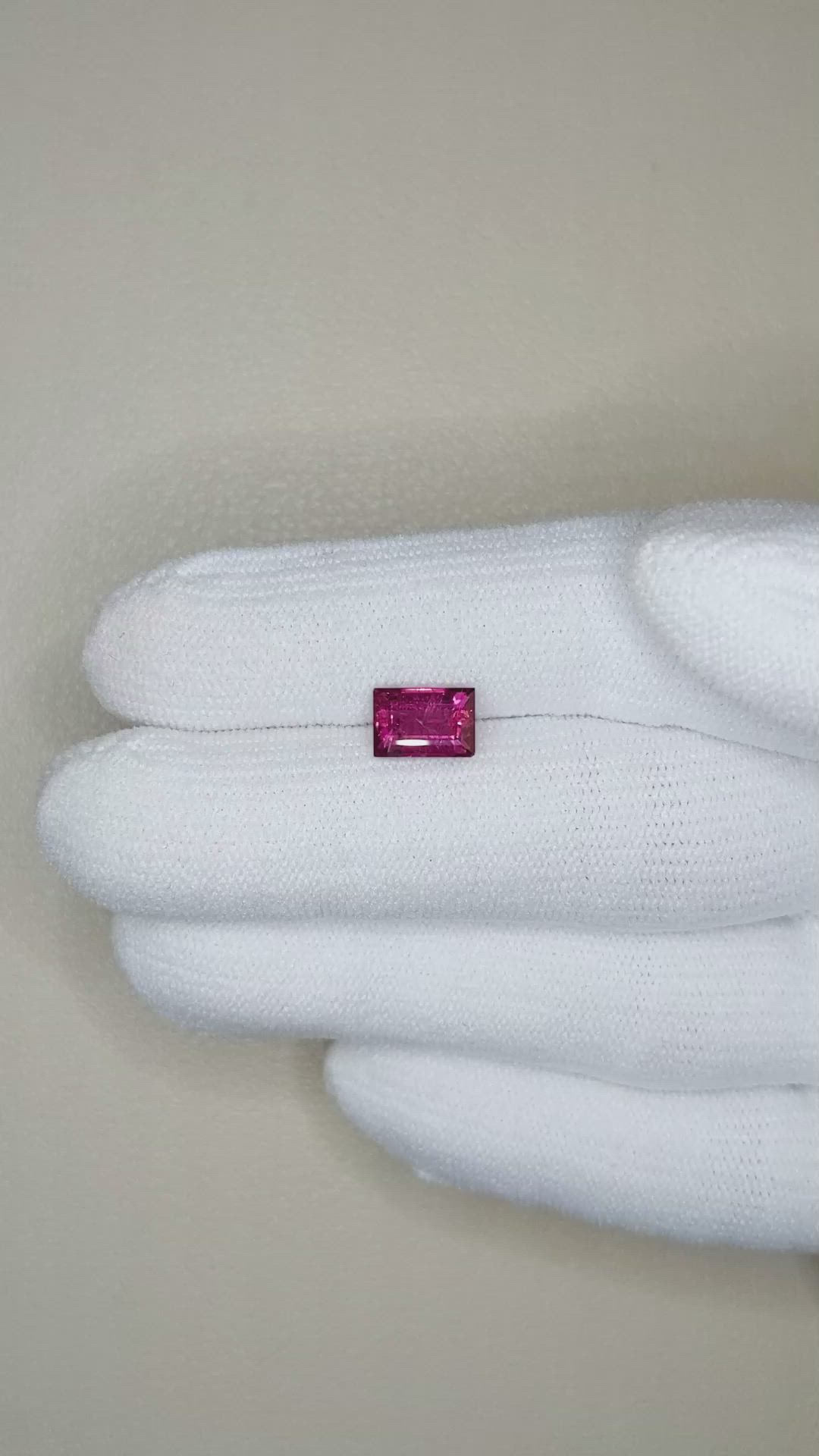 1.35 Ct. Tourmaline from Mozambique Size Video