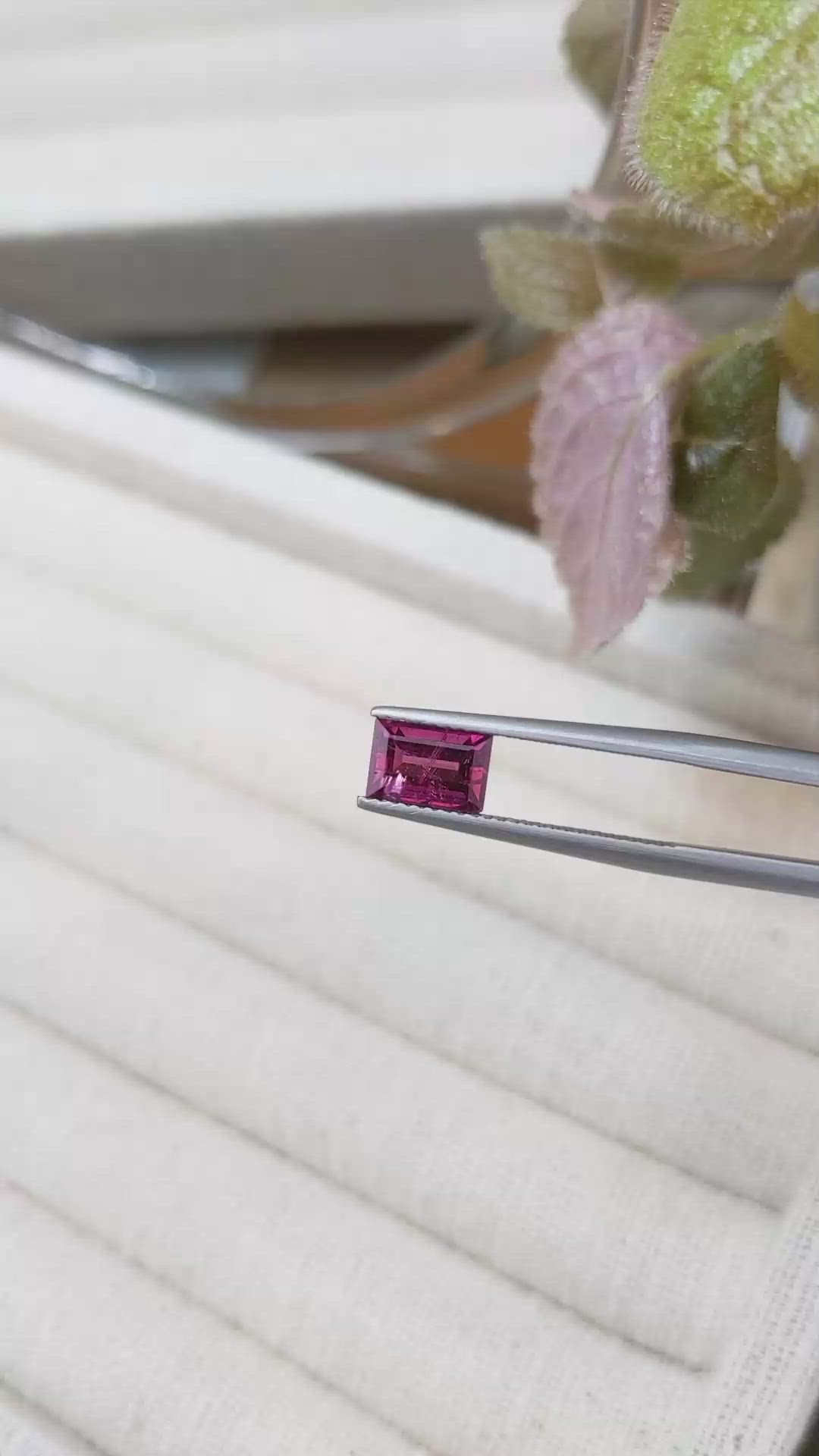 1.35 Ct. Rubellite Tourmaline from Mozambique Size Video