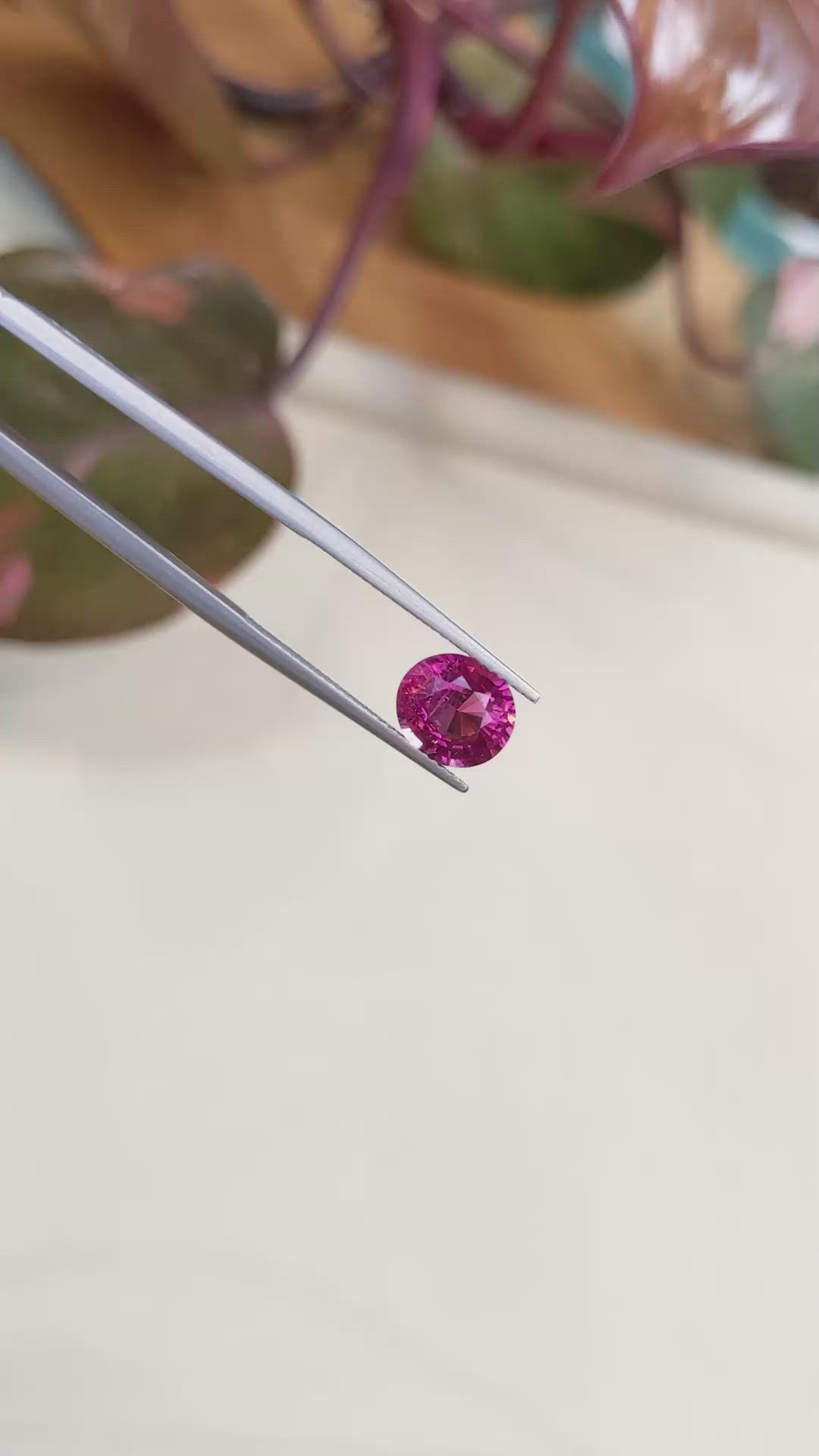 2.04 Ct. Rubellite Tourmaline from Mozambique Size Video
