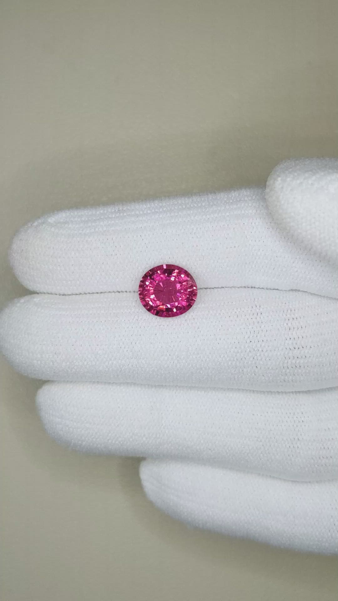 2.04 Ct. Rubellite Tourmaline from Mozambique Size Video