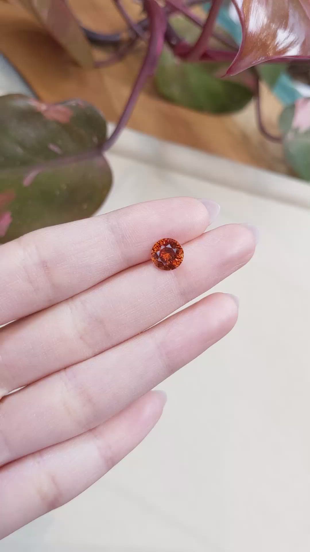 2.20 Ct. Spessartite Garnet from Mozambique Size Video