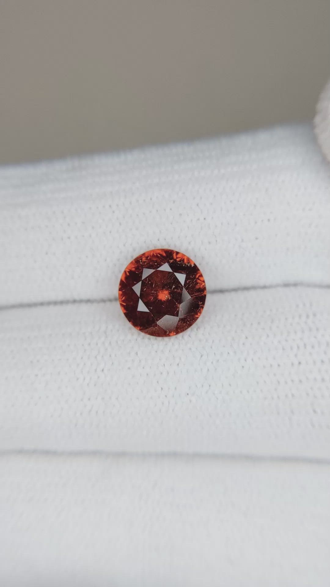 2.20 Ct. Spessartite Garnet from Mozambique Size Video