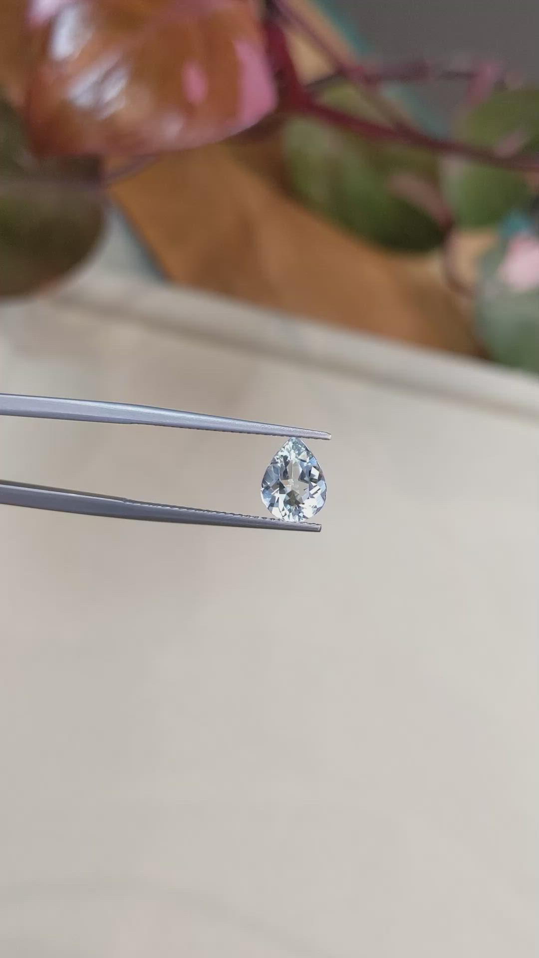 1.23 Ct. Aquamarine from Nigeria Size Video