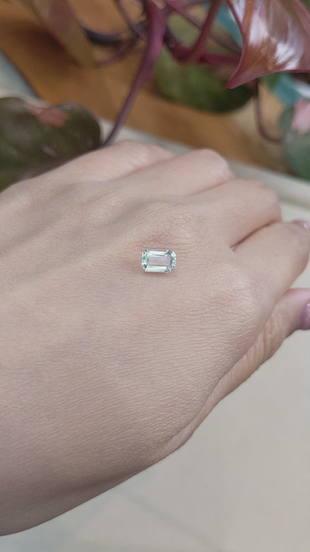 0.88 Ct. Beryl from Nigeria Size Video