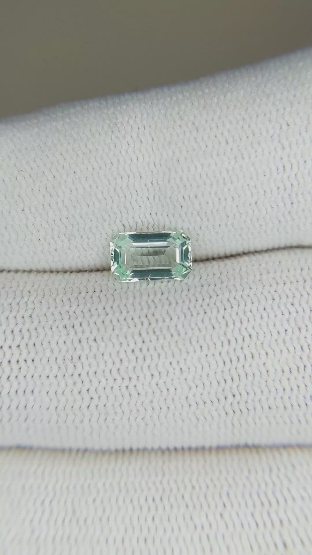 0.92 Ct. Beryl from Nigeria Size Video