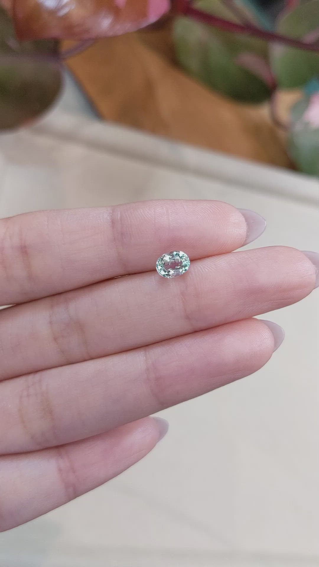 0.74 Ct. Beryl from Nigeria Size Video