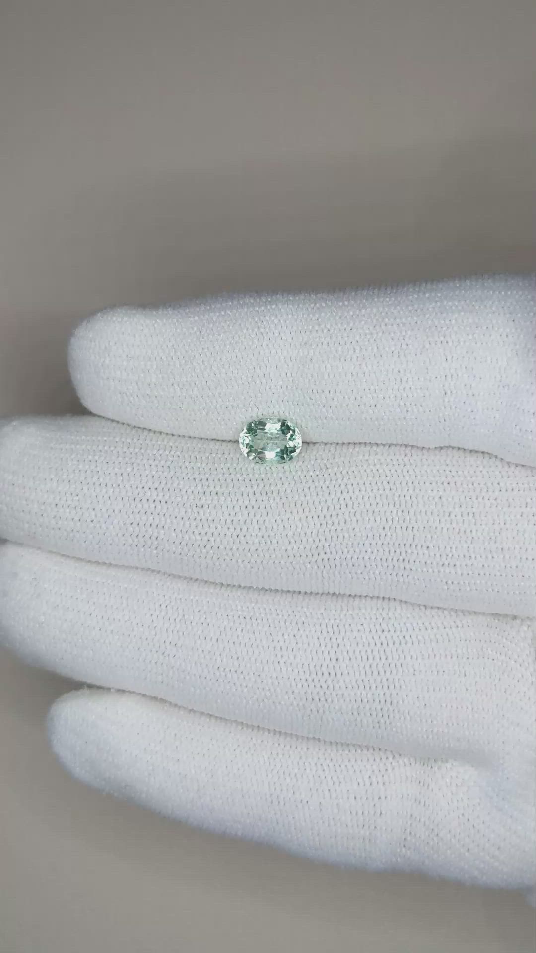 0.74 Ct. Beryl from Nigeria Size Video