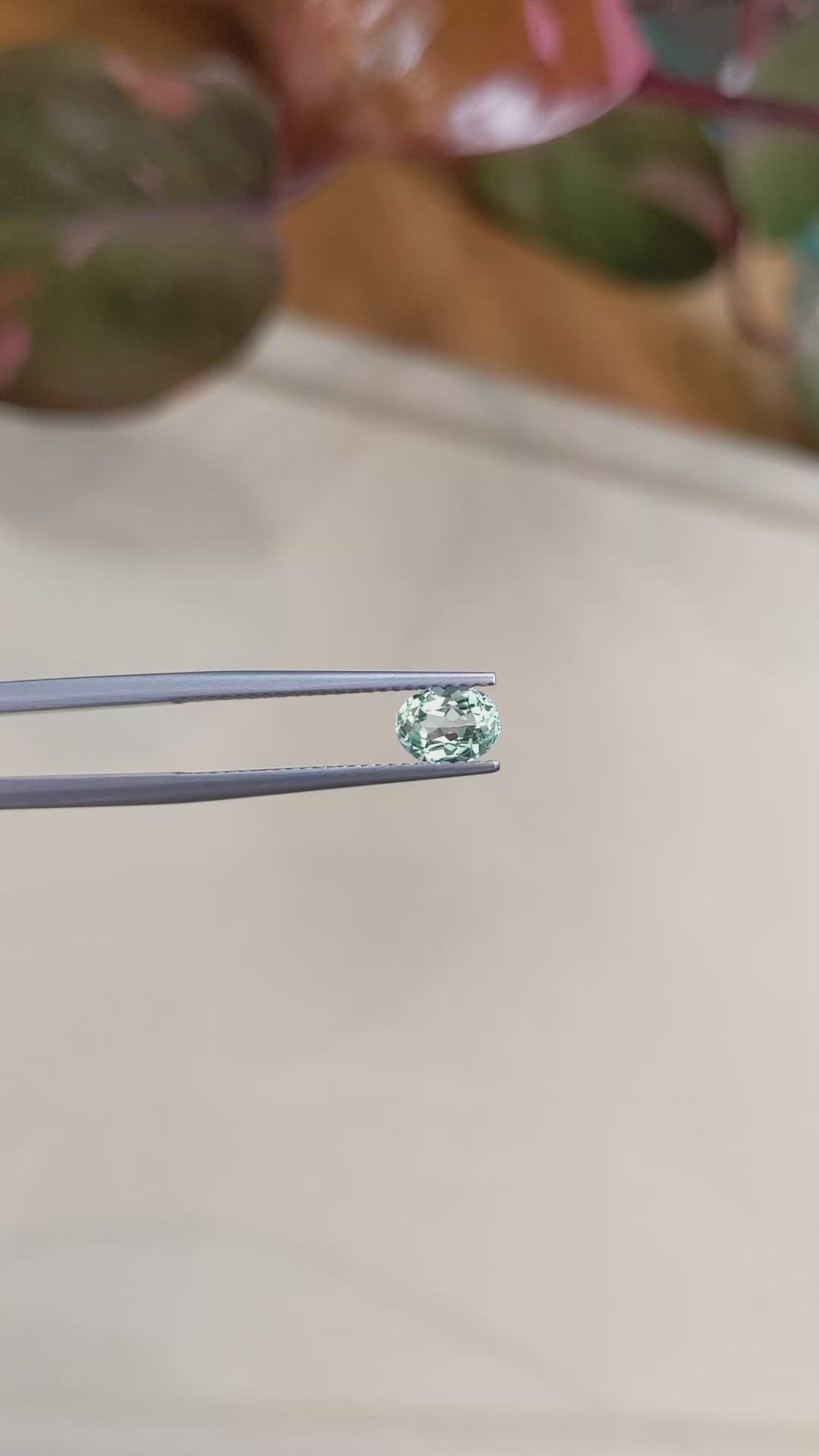 0.74 Ct. Beryl from Nigeria Size Video