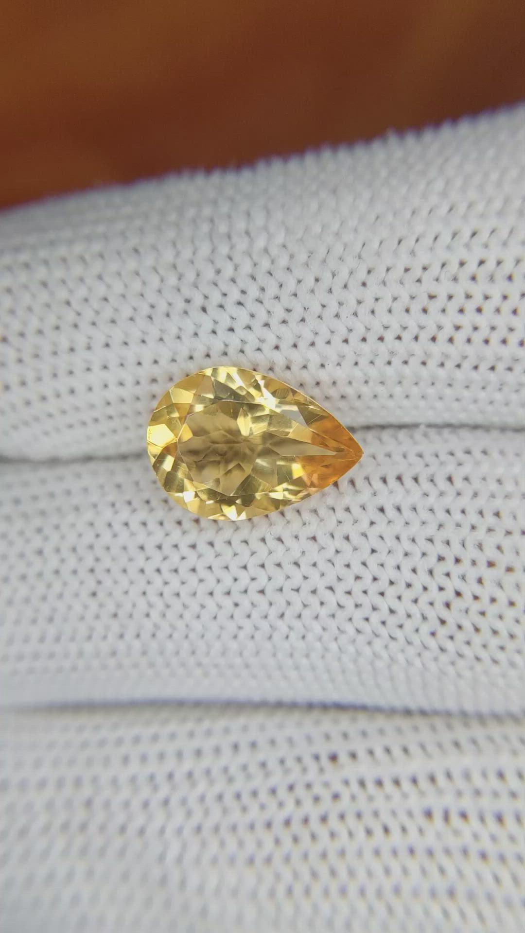 3.04 Ct. Citrine from Brazil Size Video