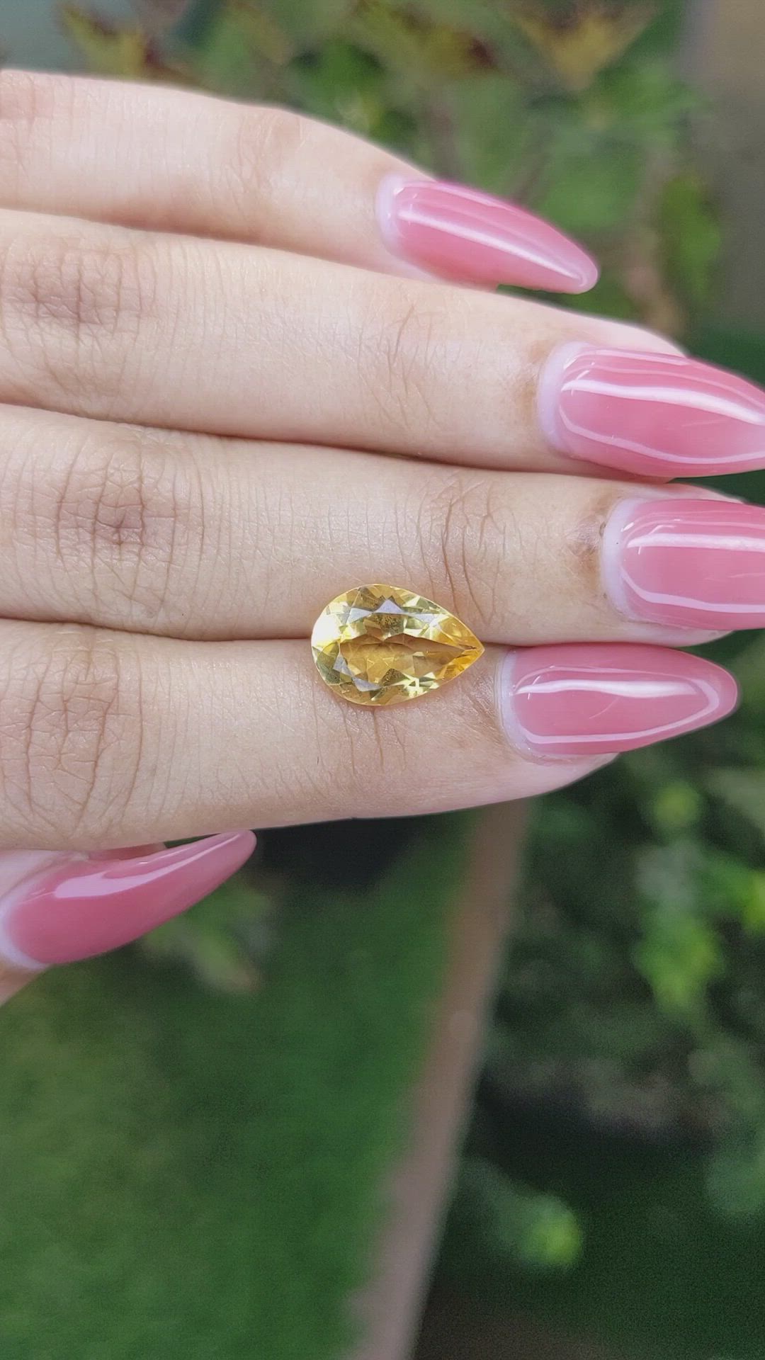 3.04 Ct. Citrine from Brazil Size Video
