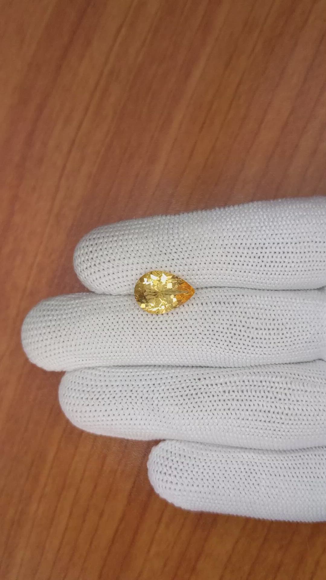 3.04 Ct. Citrine from Brazil Size Video