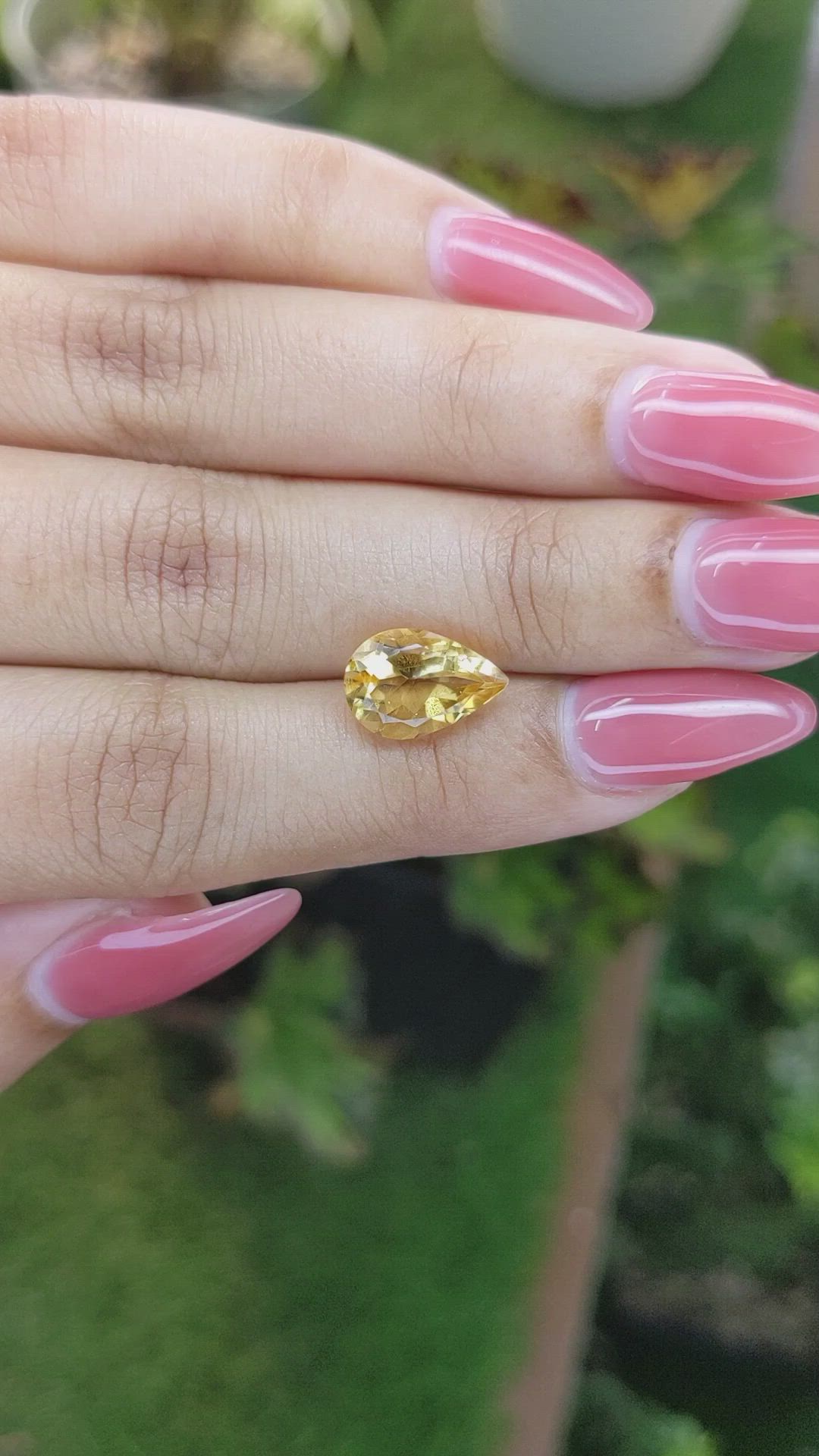 2.75 Ct. Citrine from Brazil Size Video