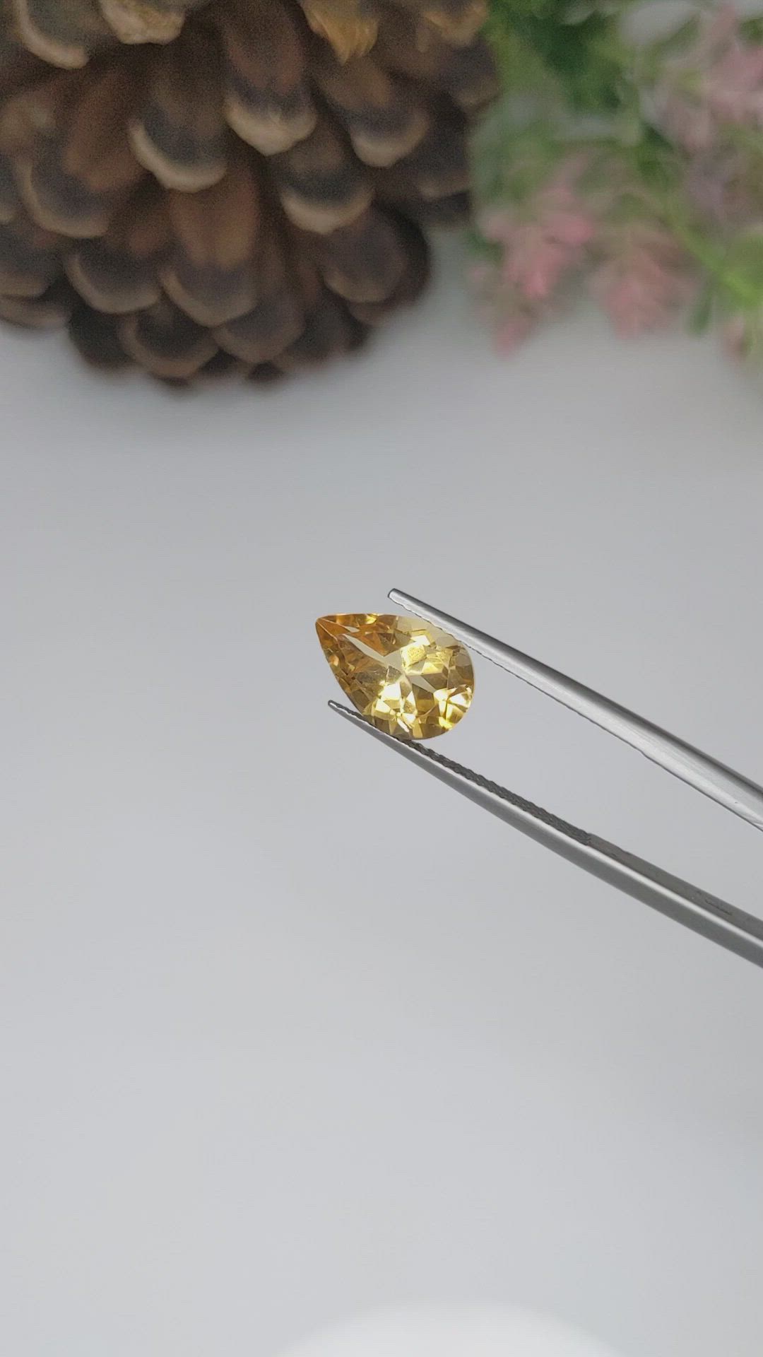 2.75 Ct. Citrine from Brazil Size Video