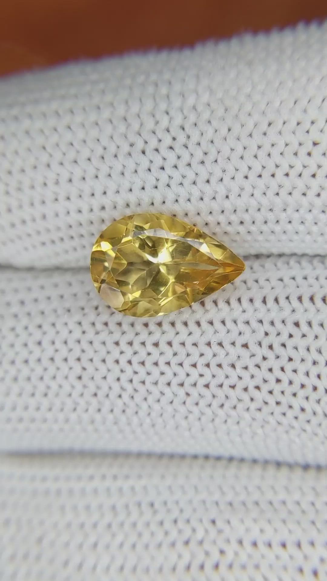 2.75 Ct. Citrine from Brazil Size Video